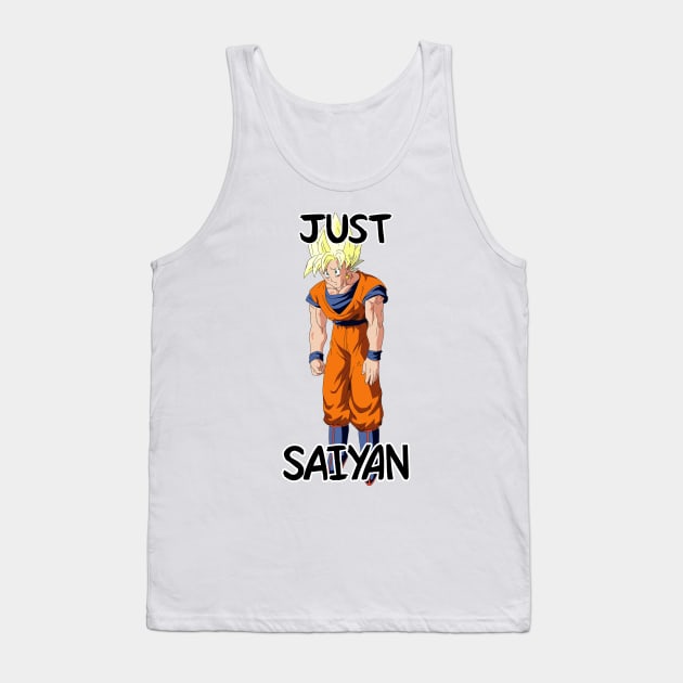 DB - Just Saiyan _046 Tank Top by SpecialTee_Shop